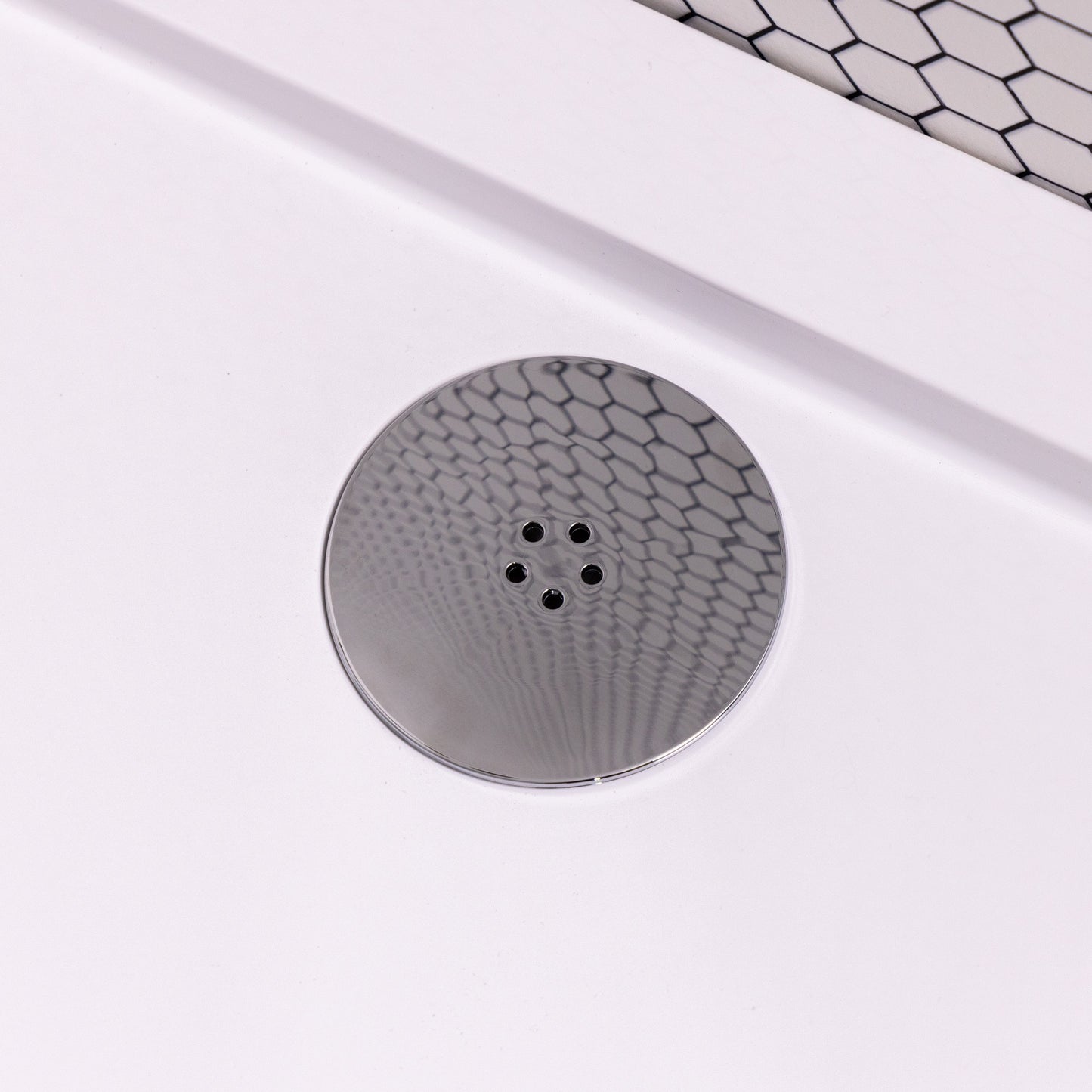 Shower Tray Fast Flow Waste 90mm Chrome