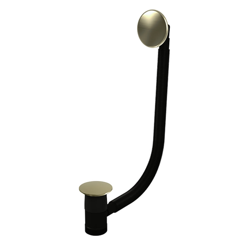 TOP-FIX Click Clack Bath Waste & Overflow Brushed Brass