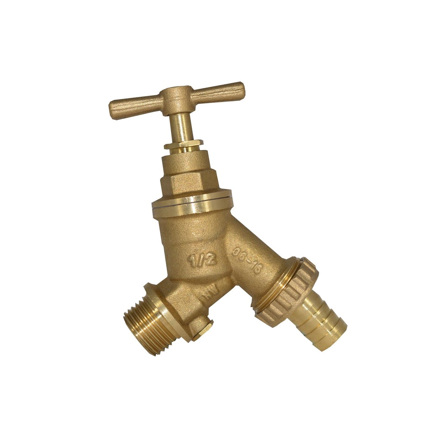 1/2" Hose Union Bibcock With Double Check Valve Garden Tap