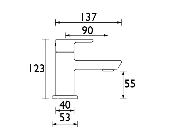 Bristan Cobalt Bath Taps