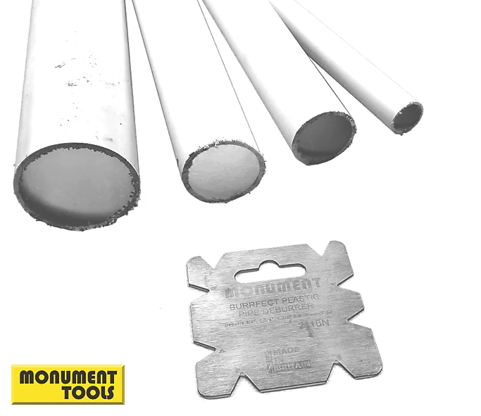 MONUMENT Burrfect Plastic Pipe Deburrer ¾", 1¼", 1½" and 2" 2116N MON2116