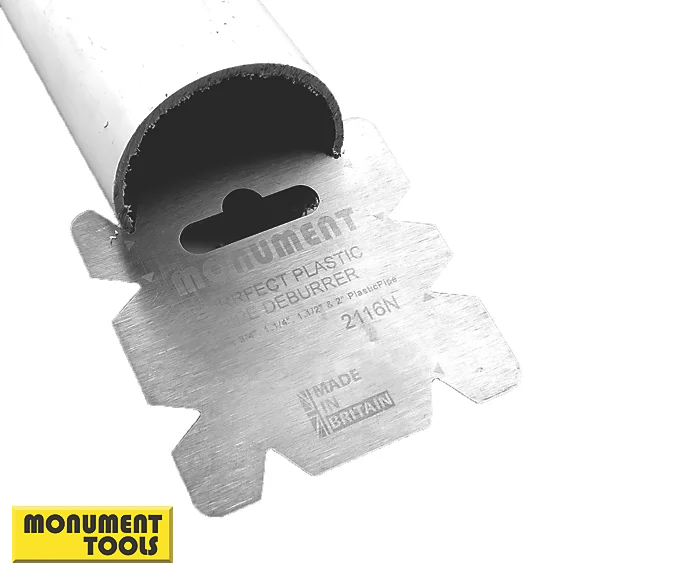 MONUMENT Burrfect Plastic Pipe Deburrer ¾", 1¼", 1½" and 2" 2116N MON2116
