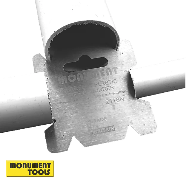 MONUMENT Burrfect Plastic Pipe Deburrer ¾", 1¼", 1½" and 2" 2116N MON2116