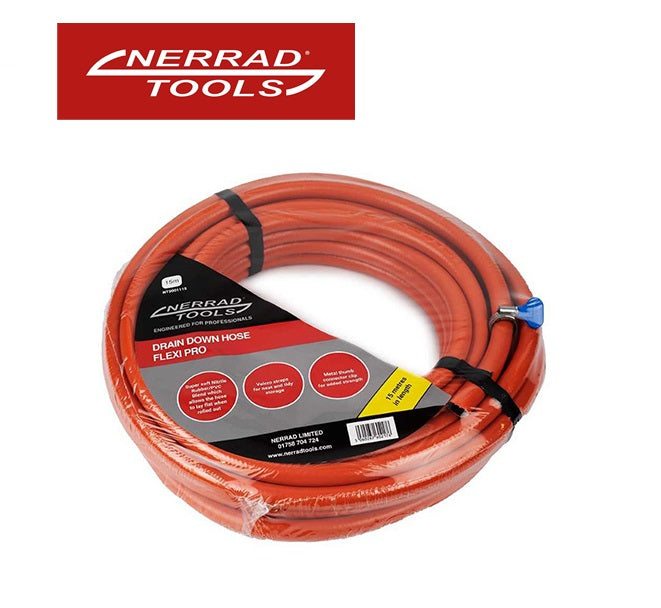 Nerrad Tools Drain Down Hose Flexi Pro 15 Metre NT3001115