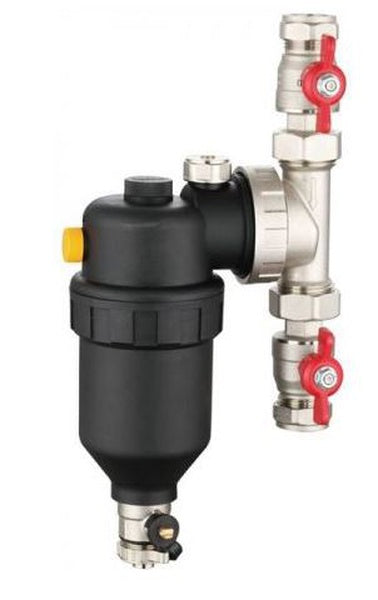 CALMAG Central Heating 22mm Magnetic Filter with Chemicals - Heating Pack A