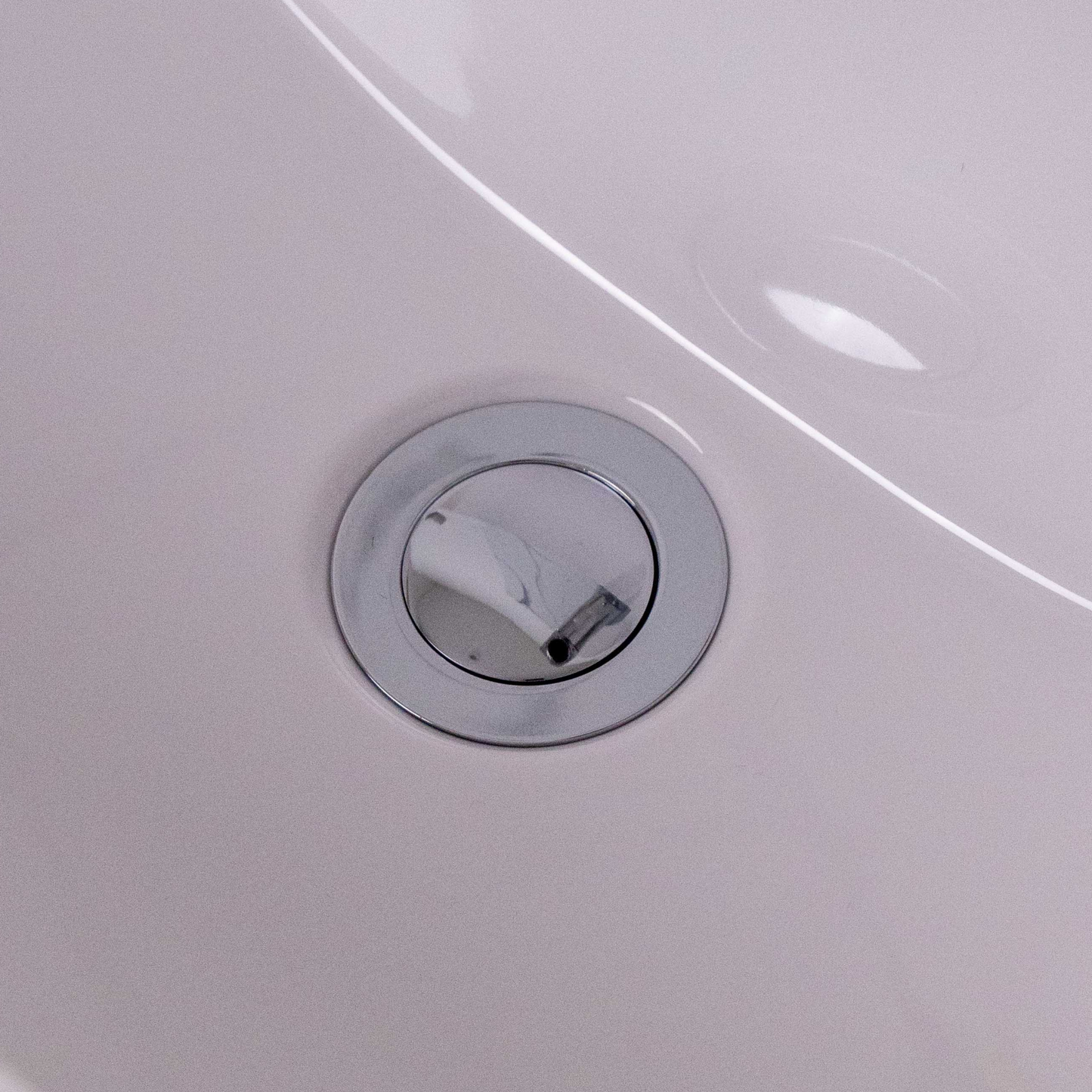 Bathroom Sink Basin 1 1/4" Chrome Slotted Waste Pop Up Push Button Click-Clack