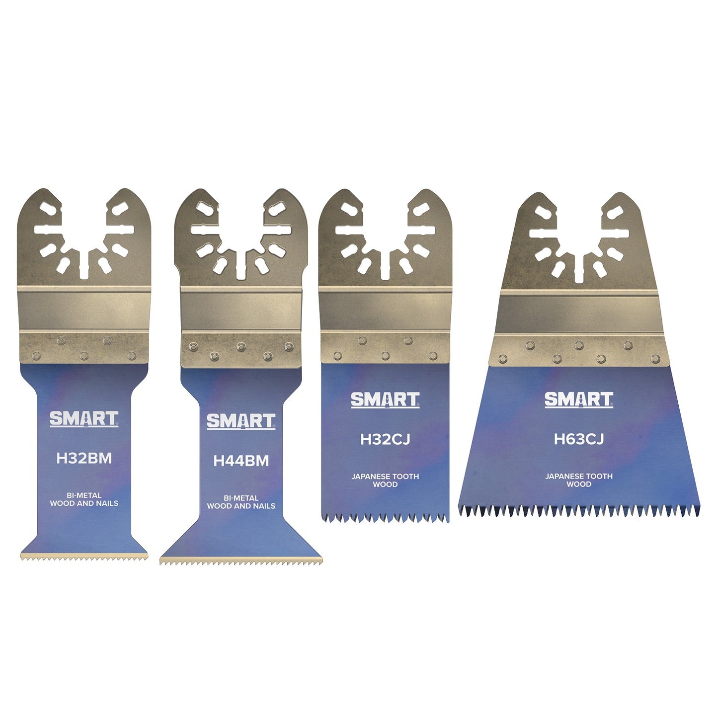 SMART Trade Series 4 Piece Multi-Tool Blade Set H4PMK