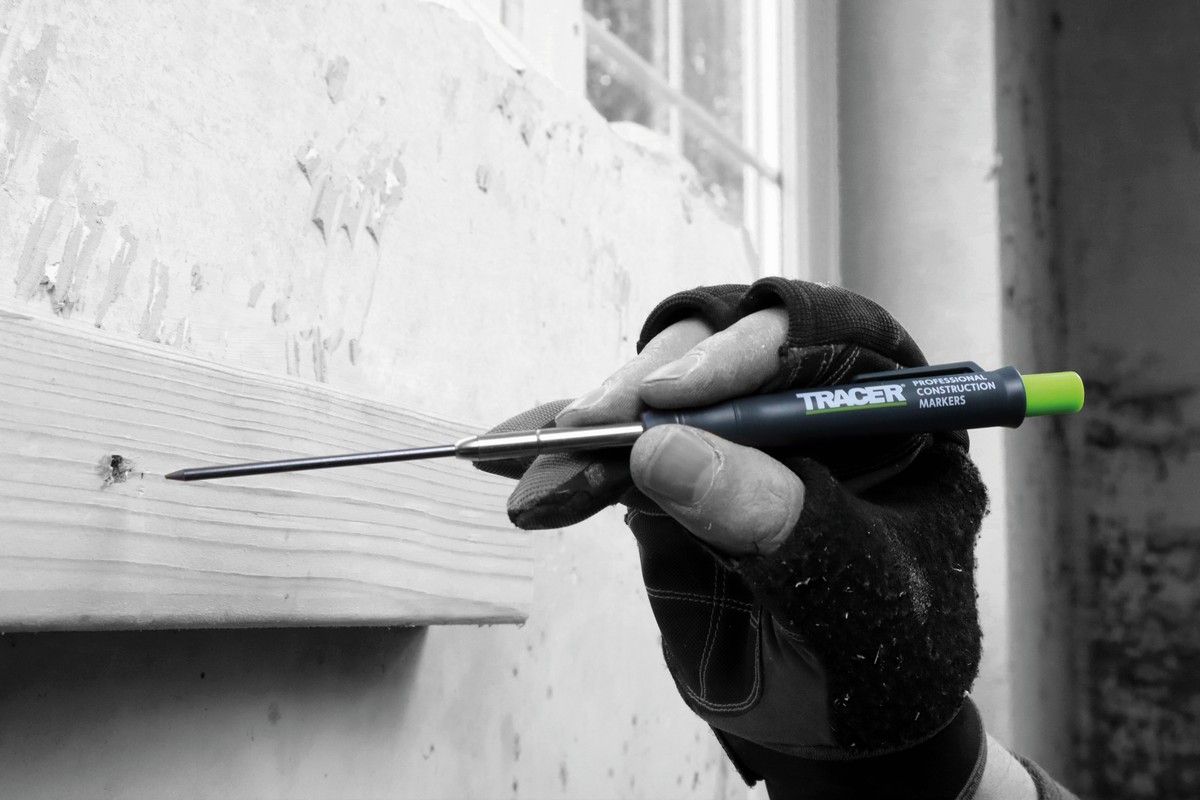 TRACER Deep Hole Construction Pencil With Holster ADP2
