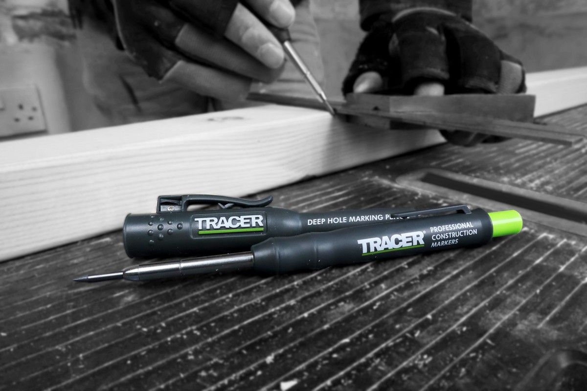 TRACER Deep Hole Construction Pencil With Holster ADP2
