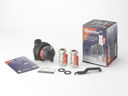 Boilermag 22mm Compact Dual Flow System Filter Compact Magnetic Filter BoilerMagXC