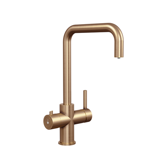 TapCo. 3-in-1 Instant Boiling Water Kitchen Tap Brushed Copper