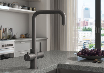 TapCo. 3-in-1 Instant Boiling Water Kitchen Tap Gun Metal