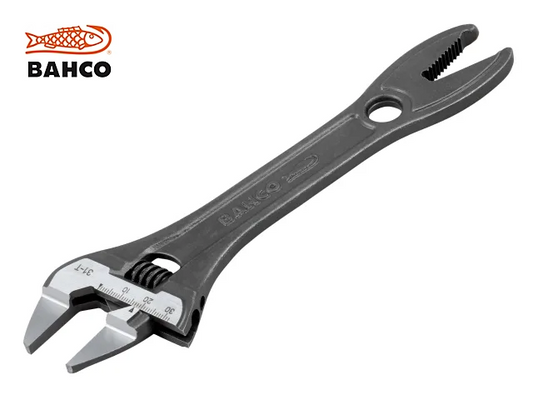 THIN JAW ADJUSTABLE WITH SERRATED PIPE JAWS BAH31T