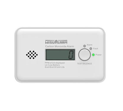 WISUALARM Carbon Monoxide Detector With 10 Years Battery