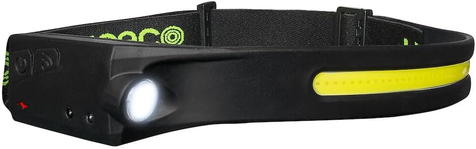 Luceco Flexible LED Head Torch 350 Lumen with Motion Sensor