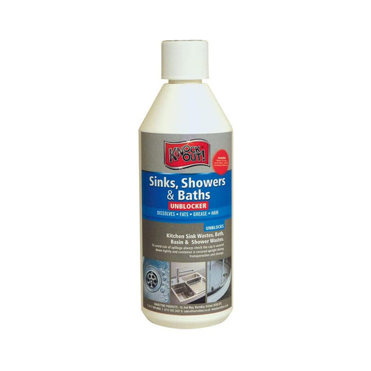 KNOCK OUT Sink Showers & Baths 500ml
