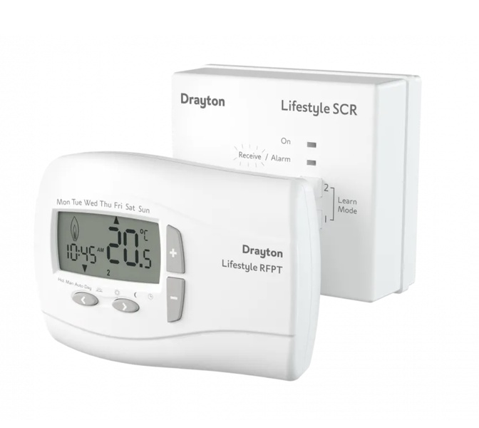 Drayton Lifestyle RFPT 7 Day Wireless Programmable Thermostat THD22120
