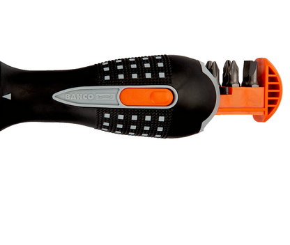 BAHCO LED Ratchet Screwdriver & 6 Bits 808050L