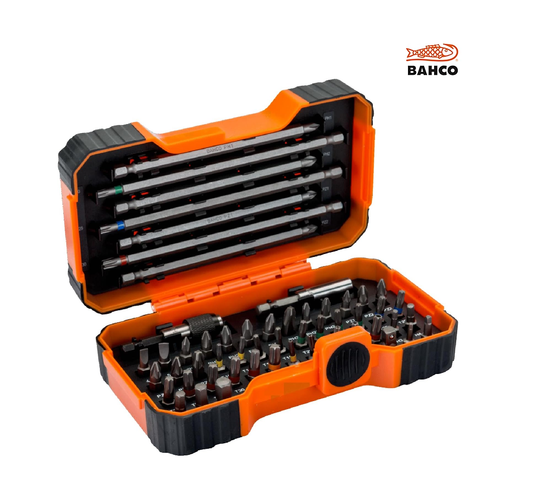BAHCO Colour-Coded Bit Set, 54 Piece 59/S54BC