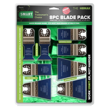 SMART Trade Series 8 Piece Blade Set H8MAK