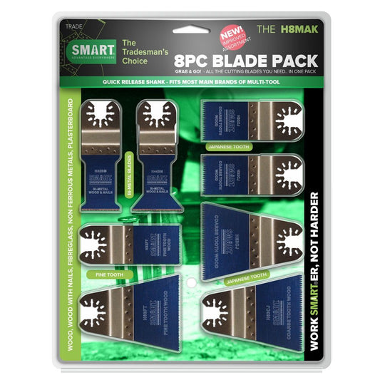SMART Trade Series 8 Piece Blade Set H8MAK