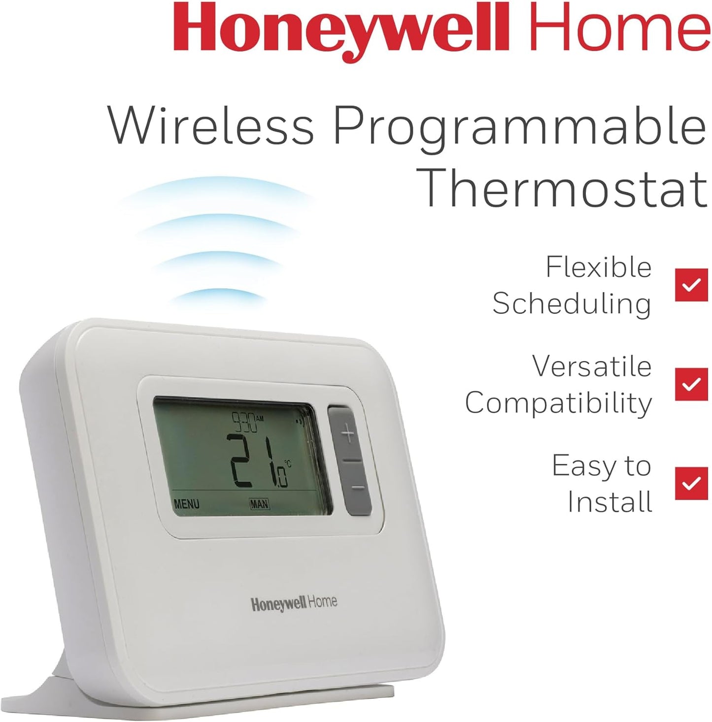 Honeywell Home T3R Wireless Programmable Thermostat and Receiver Y3H710RF0053