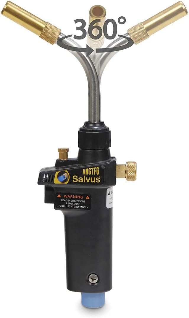 Salvus Turbo Torch Mapp Gas Propane Plumbing Blow Torch
