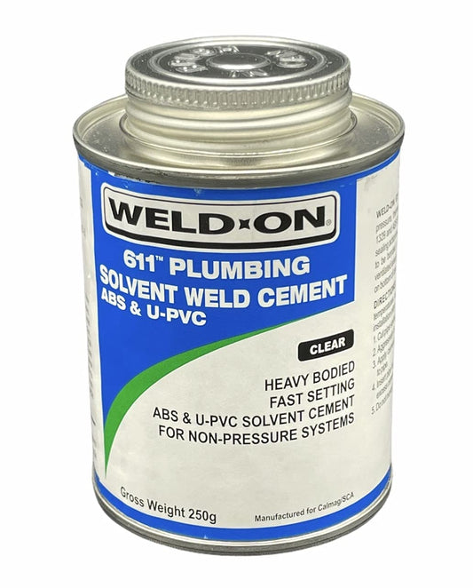 Weld-On 611 Solvent Weld Cement 250ml